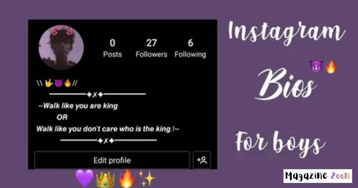 2 Line Bio for Instagram for Boy Love