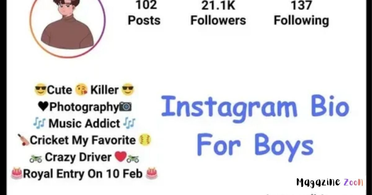 Simple 2 Line Bio for Instagram for Boy