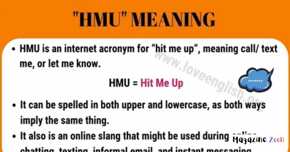 What Does HMJ Mean in Text and Chat?